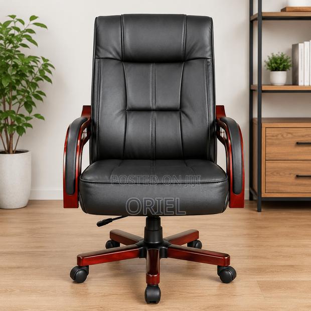 Leather Manager Office Chair - thumbnail 4