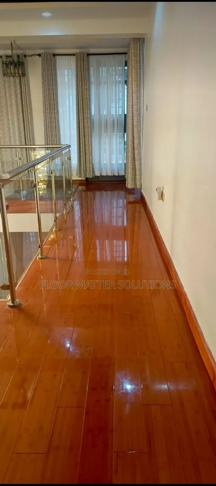 Bamboo Floor Polished