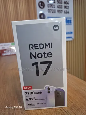 New Xiaomi Redmi Note 17 256 GB Black