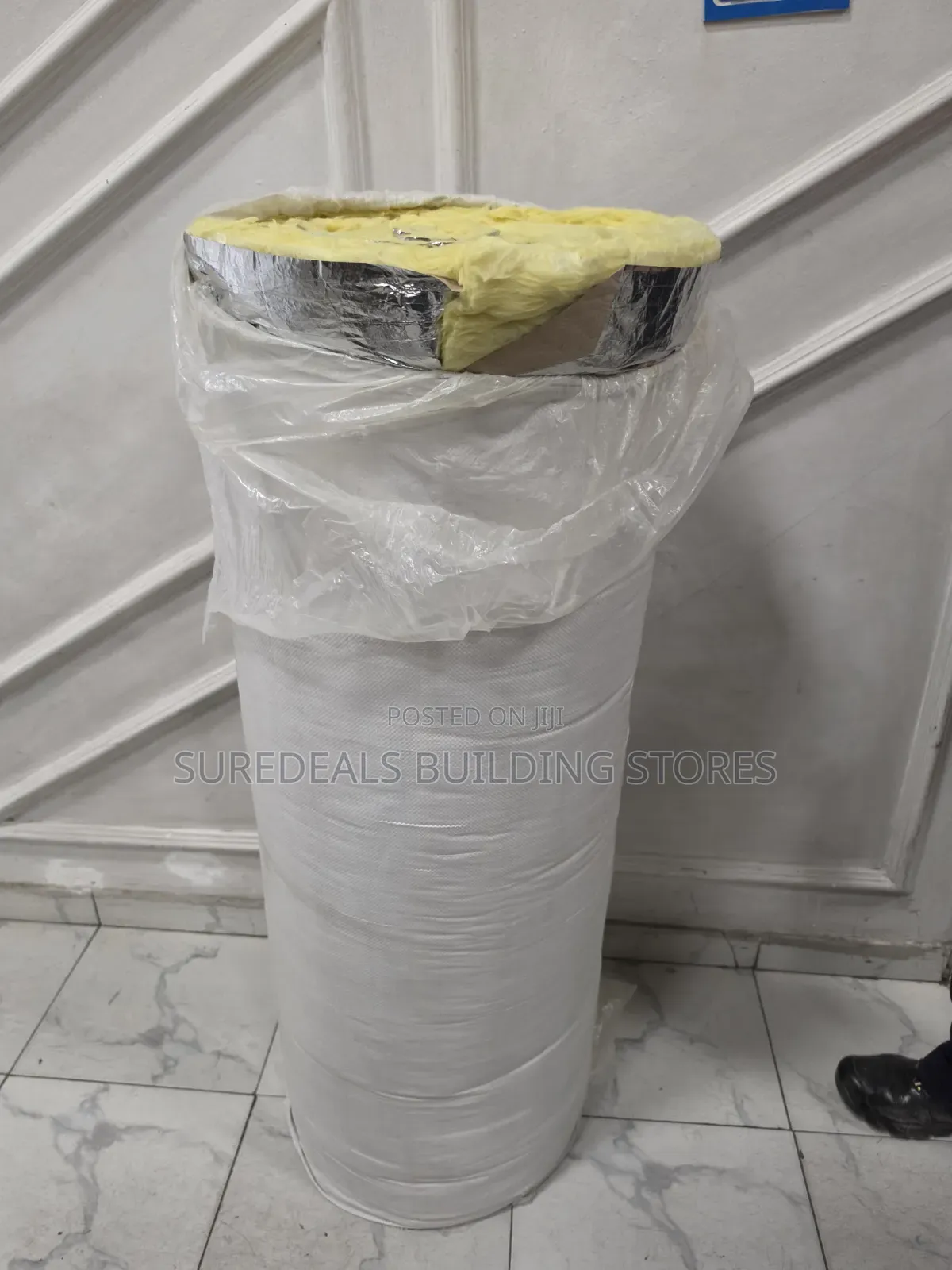 Fibre-Glass Wool Insulation Blankets With Aluminium Foil - 50mm