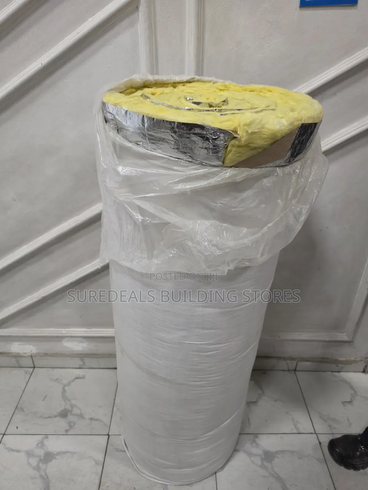 Fibre-Glass Wool Insulation Blankets With Aluminium Foil - 50mm