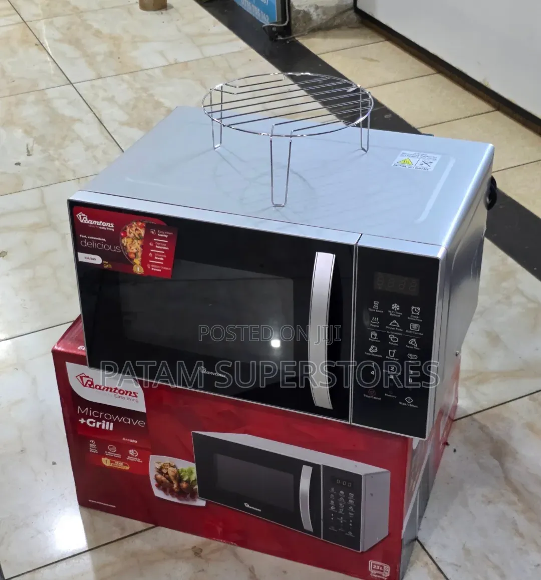 Ramtons Digital Microwave 23L Rm/589 With Grill