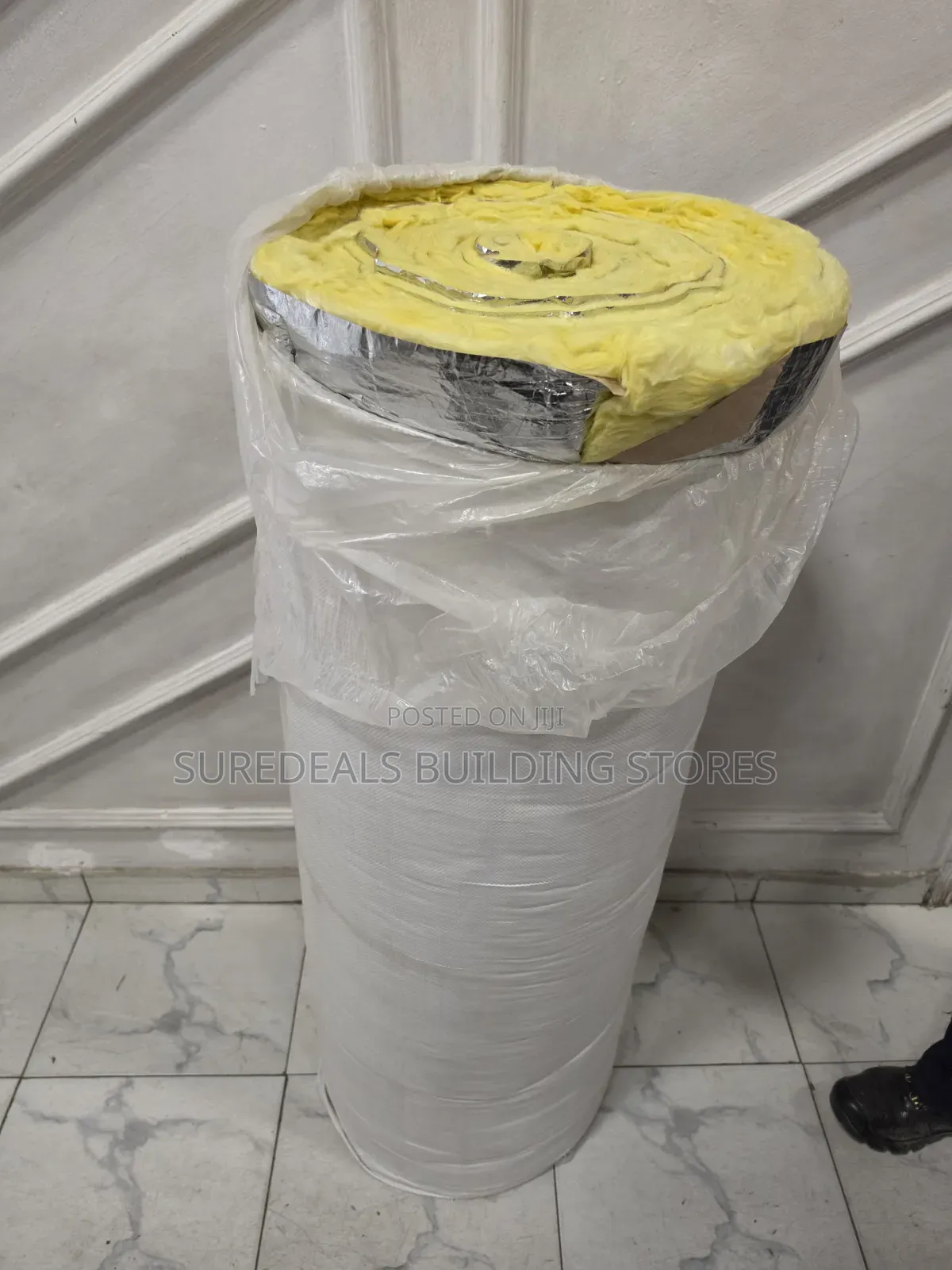 Fibre-Glass Wool Insulation Blankets With Aluminium Foil - 50mm
