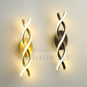 LED Spiral Wall Lights