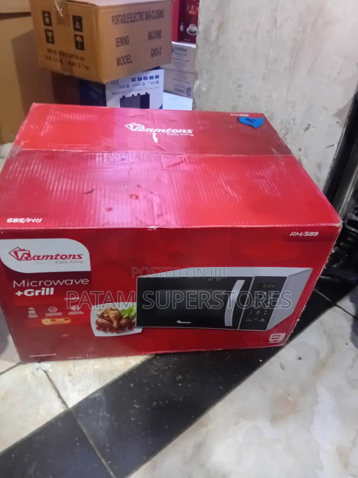 Ramtons Digital Microwave 23L Rm/589 With Grill