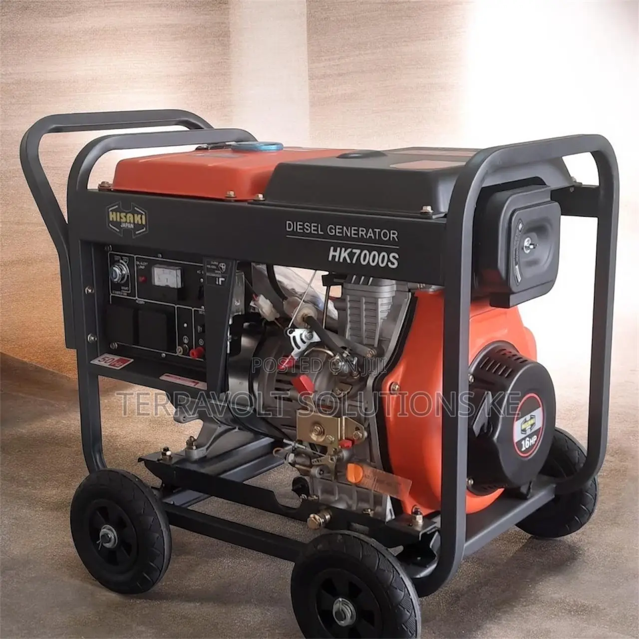 9.3kva Hisaki HK7000S Air-Cooled Diesel Generator