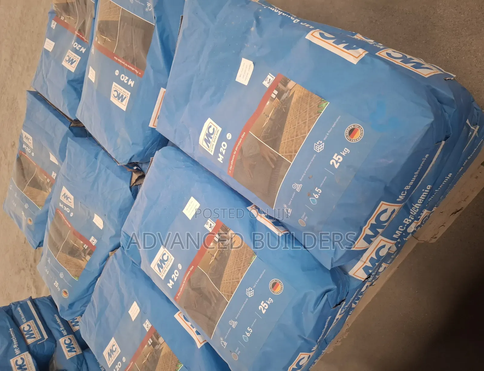 German Technology Tile Adhesive 25kgs (C2T) Grey