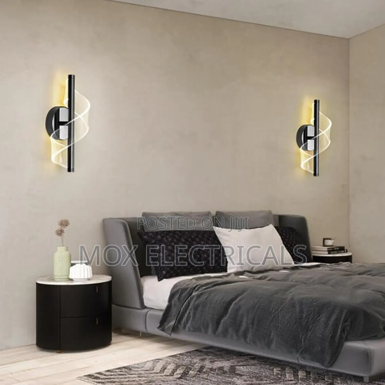 Wall Sconce Spiral Acrylic Led Wall Lamp