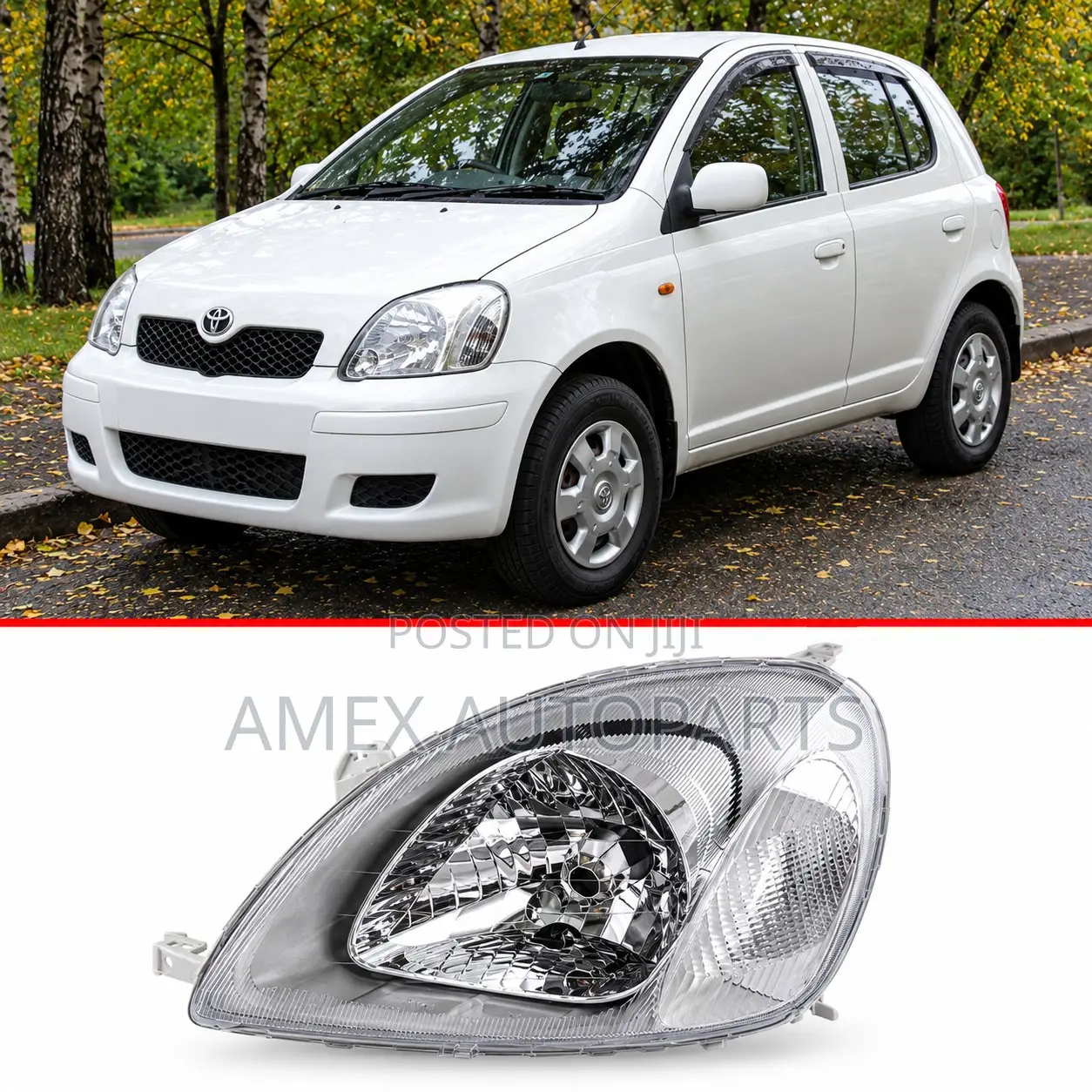 Head Lamp Unit Toyota Vitz Yaris 1999 - 2002