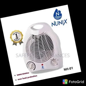 Nunix Electric Fan Heater – Compact Room Heating Appliance