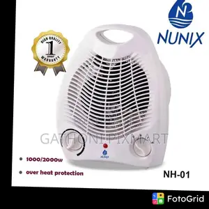 Nunix Fan Room Heater – Compact Electric Room Warmer
