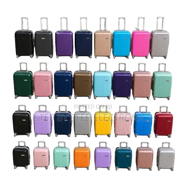 Durable Lightweight 3-in-1 Unbreakable Rubber Plastic Suitcase Bags