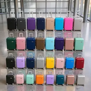 Durable Lightweight 3-in-1 Unbreakable Rubber Plastic Suitcase Bags