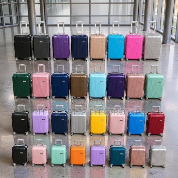 Durable Lightweight 3-in-1 Unbreakable Rubber Plastic Suitcase Bags - thumbnail 2