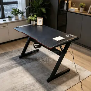Office Table: Modern LED Gaming Desk