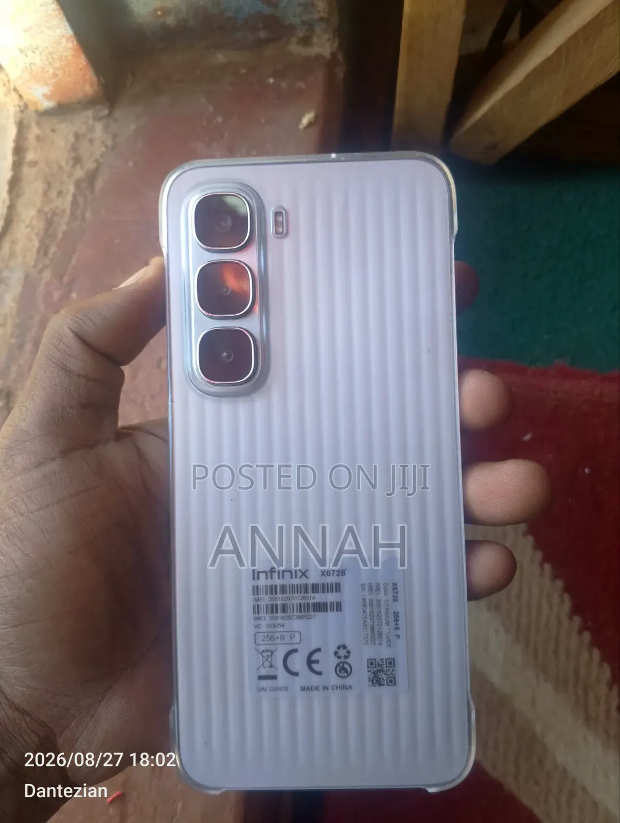 Infinix Hot 60i 256 GB Silver