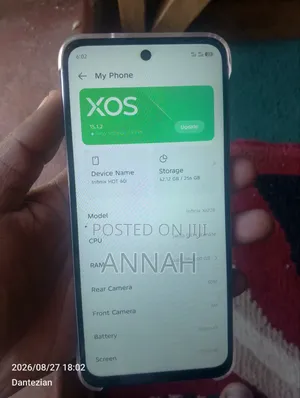 Infinix Hot 60i 256 GB Silver