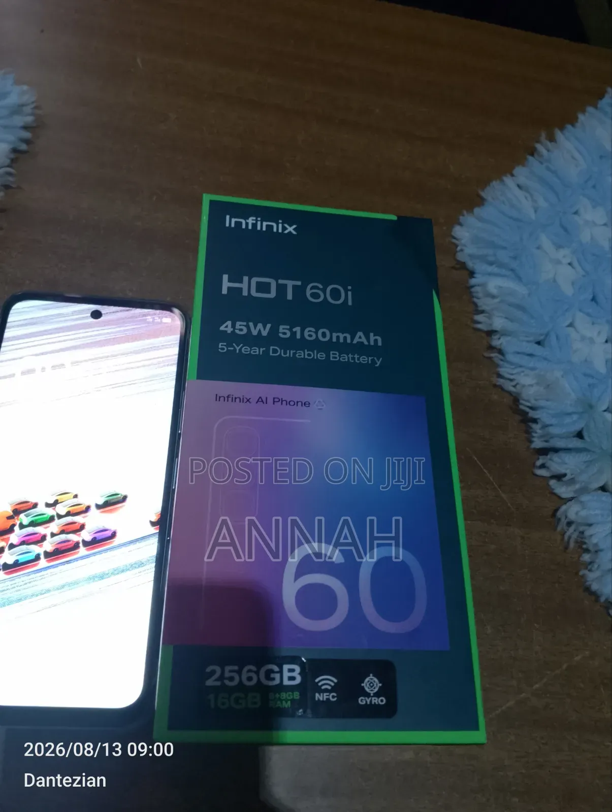 Infinix Hot 60i 256 GB Silver