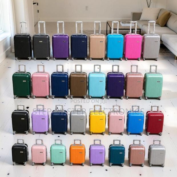 Tough Reliable 3-in-1 Unbreakable Rubber Plastic Suitcase Bags - thumbnail 2