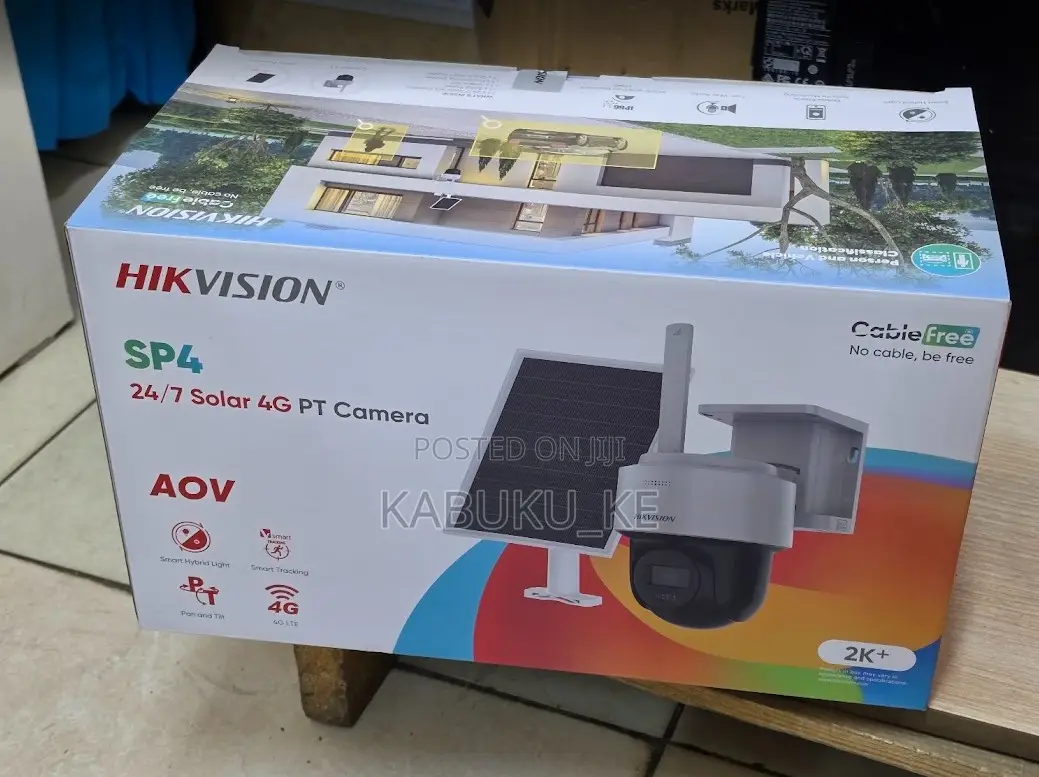 Hikvision SP4 4G Solar Powered PTZ Security Camera