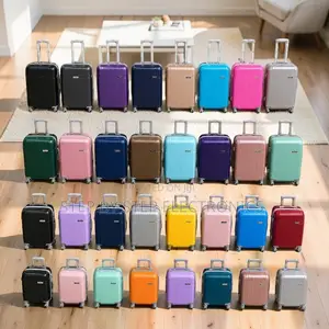 Lightweight Spacious 3-in-1 Unbreakable Rubber Plastic Suitcase Bags