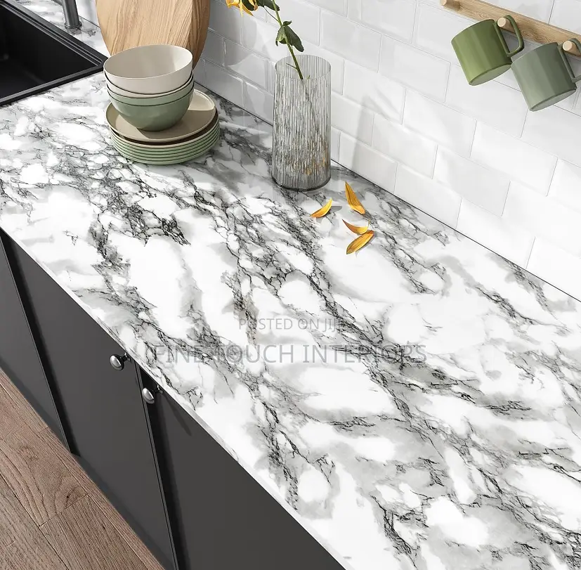 Marble Contact Paper for Kitchen Countertops