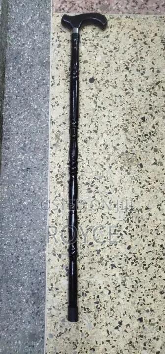 Black Wooden Walking Stick - thumbnail 2