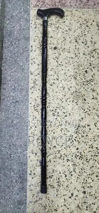 Black Wooden Walking Stick