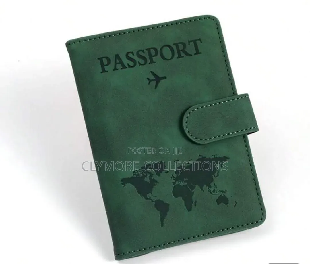 Luxury PU Leather Passport Holder Wallet With RFID Blocking