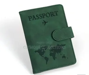 Luxury PU Leather Passport Holder Wallet With RFID Blocking