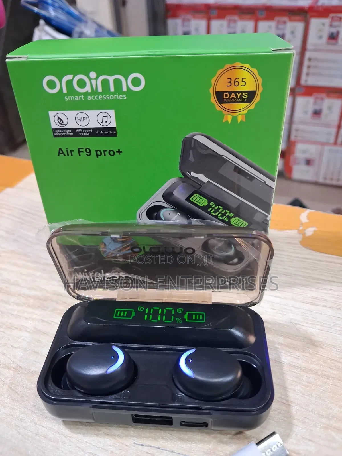 Air F9 Pro+ Oraimo Wire Less Earpods
