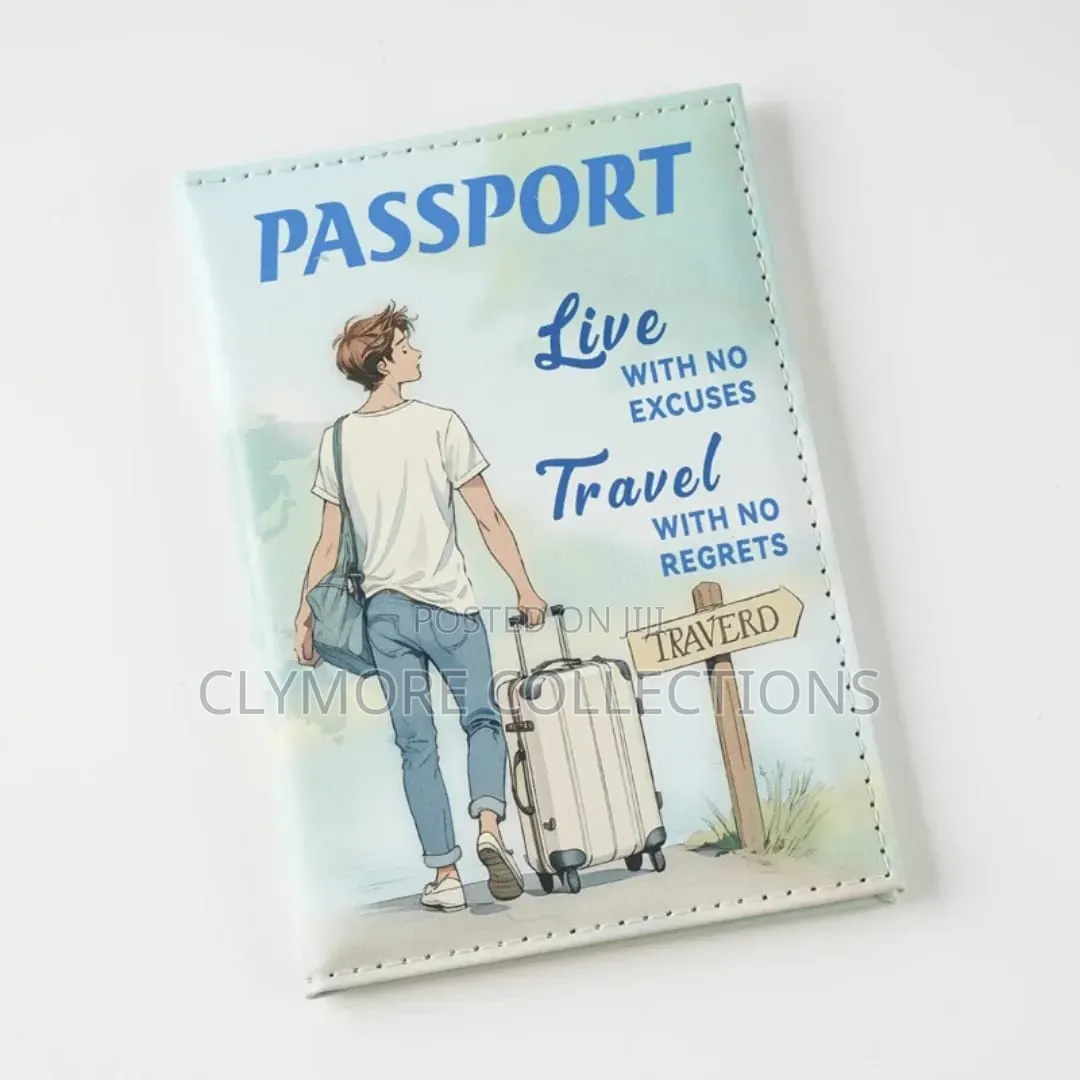 Stylish Synthetic Leather Passport Holder RFID Blocking Travel Cover