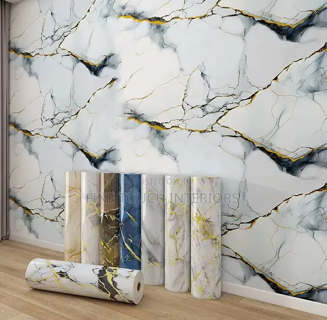 Marble Effect Contact Wallpaper