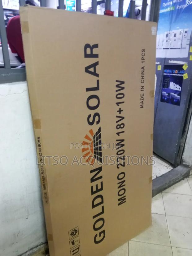 Golden Solar Panel 220W Mono 18V – Brand New