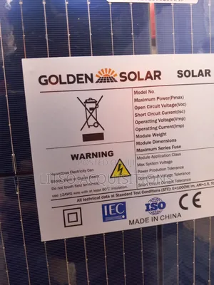 Golden Solar Panel 220W Mono 18V – Brand New