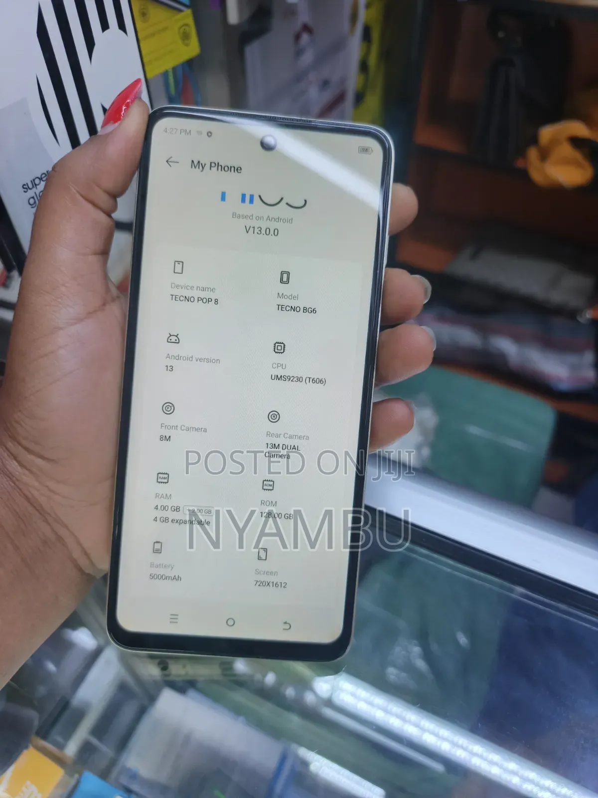 Tecno Pop 8 128 GB Green