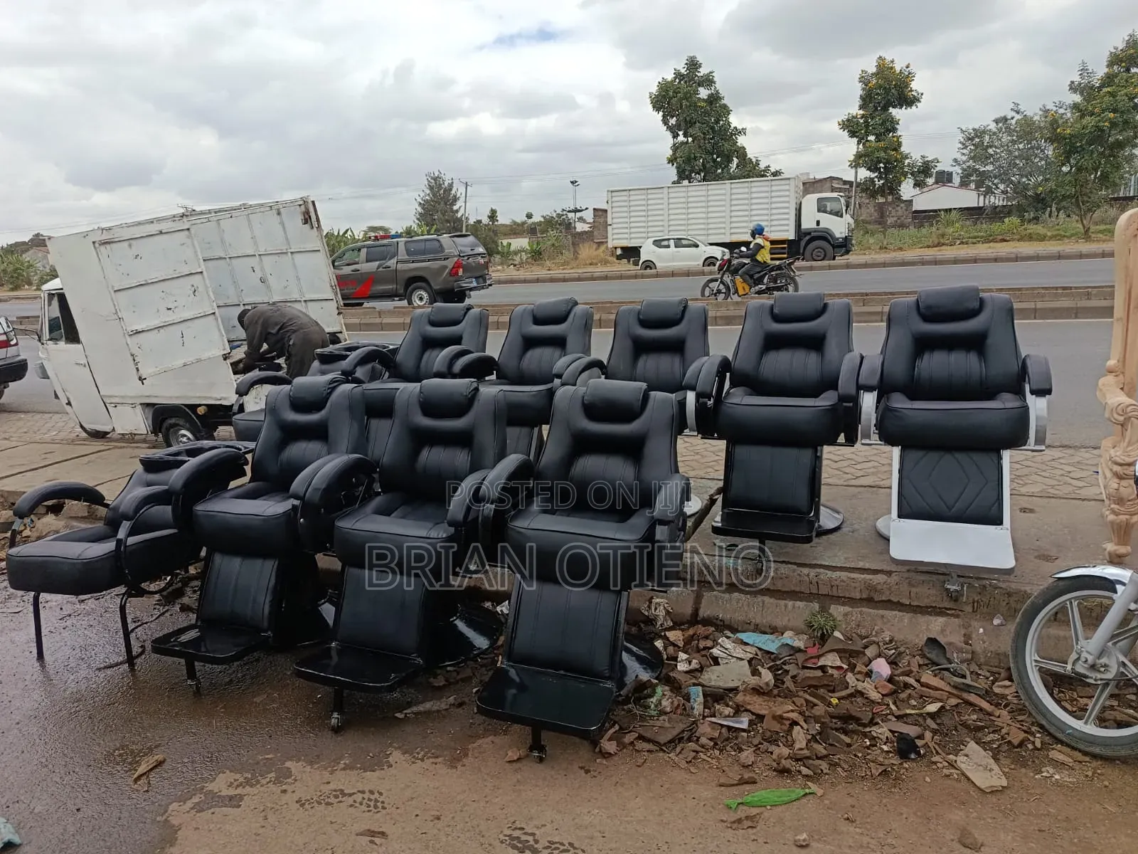 Barber Chairs in Stocks