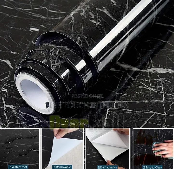 Durable Marble Contact Wallpaper – Easy to Clean
