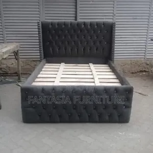 Dark Grey Bed Size 5 by 6 + Free Delivery
