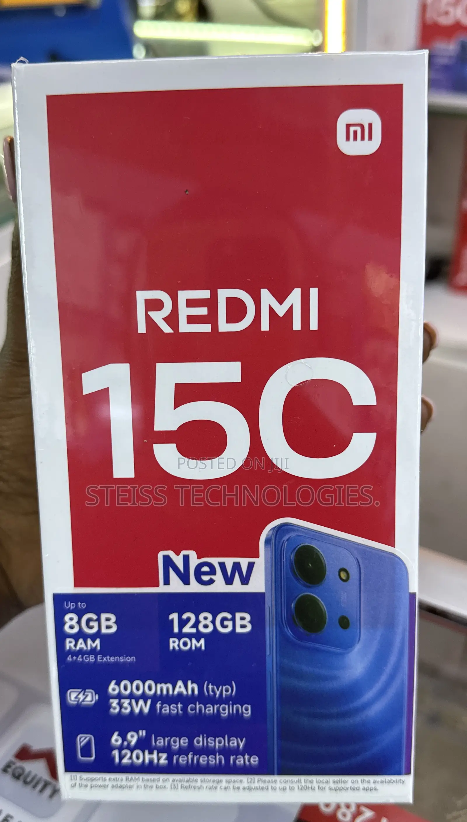 New Xiaomi Redmi 15C 4G 128 GB Black