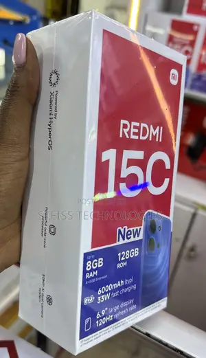 New Xiaomi Redmi 15C 4G 128 GB Black