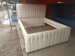 5 by 6 Cream Bed Free Delivery