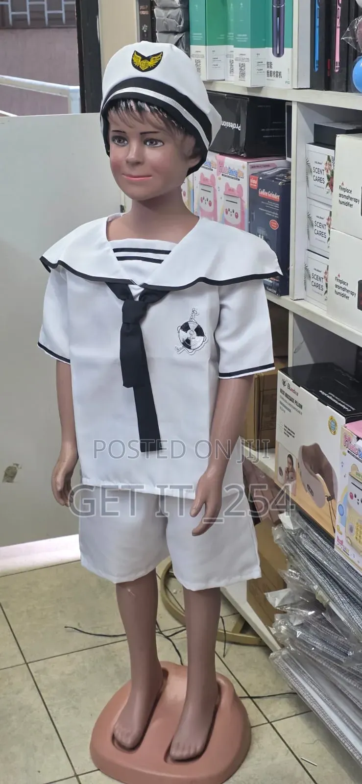 Professional Children's Marine Hostess Host Sailor Cosplay Costume