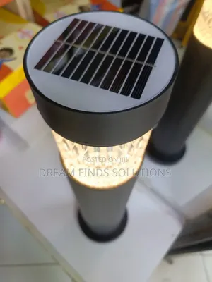 Cylinder Noir Optical Light (Solar/AC)