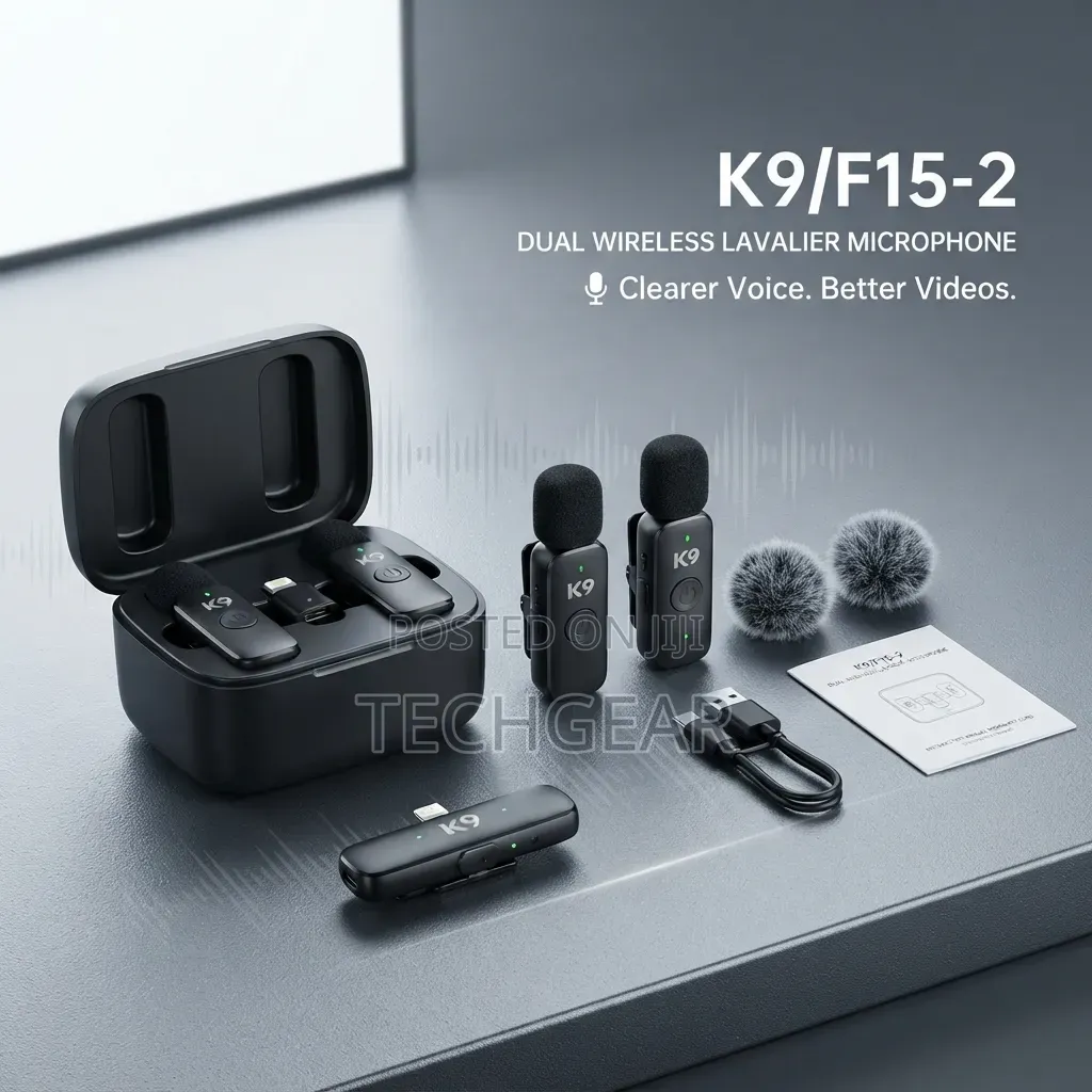 /F15-2 Dual Wireless Lavalier Microphone