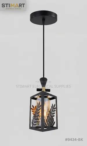 Black Metal Pendant Light