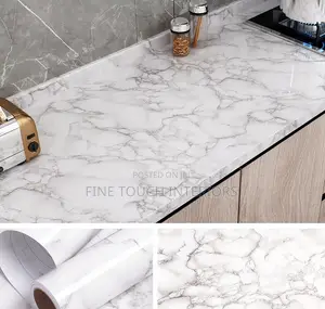 Marble Vinyl Wallpaper– Kitchen Countertop Cover