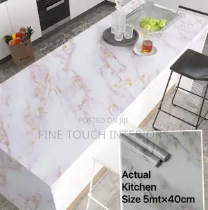 Marble Vinyl Wallpaper– Kitchen Countertop Cover