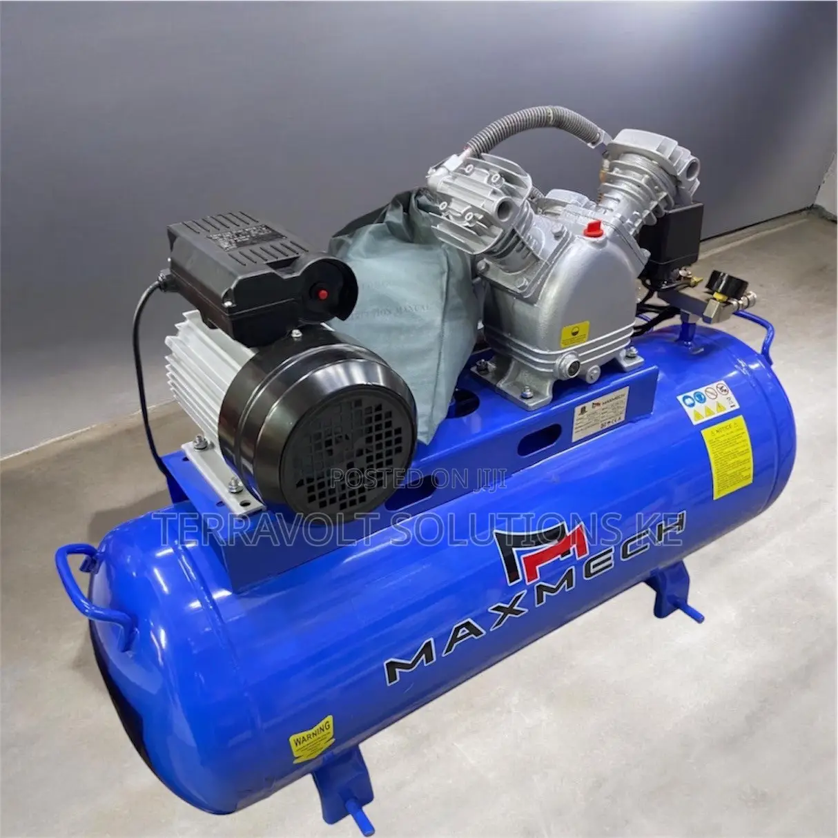 100l Maxmech Heavy-Duty Electric Air Compressor