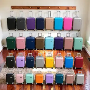 Tough Lightweight 3-in-1 Unbreakable Rubber Plastic Suitcase Bags
